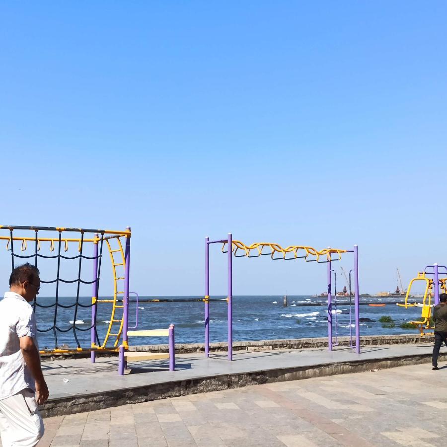 Апартаменты Cozy Private Ac Studio By The Sea Bandstand Bandra W Mumbai Nr Taj Lands End Экстерьер фото